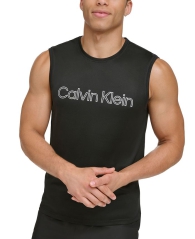 Мужская майка Calvin Klein с защитой от солнца UPF 40+ 1159809684 (Черный, M)