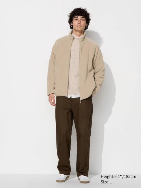 Флісова куртка UNIQLO 1159831943 (Бежевий L)