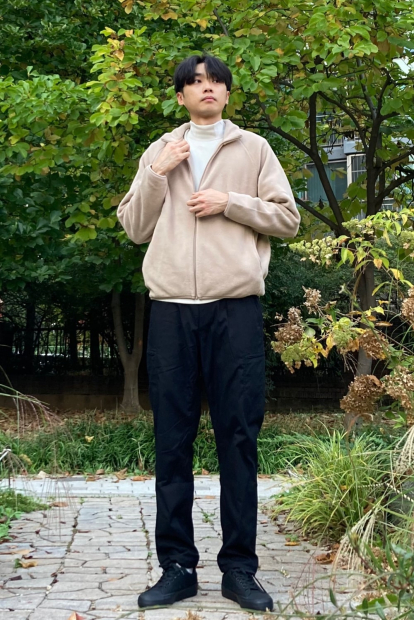 Флісова куртка UNIQLO 1159831943 (Бежевий L)