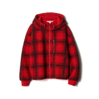 Флисовая куртка с капюшоном Uniqlo 1159798551 (Красный, XS)