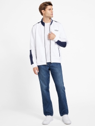 Мужская тканевая куртка GUESS на флисе 1159801508 (Белый, XL)