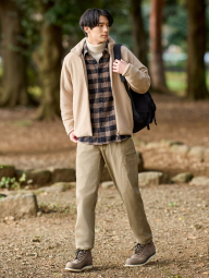 Флісова куртка UNIQLO 1159831943 (Бежевий L)