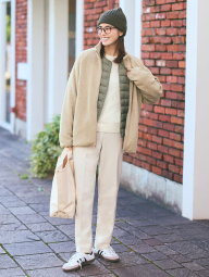 Флісова куртка UNIQLO 1159831943 (Бежевий L)