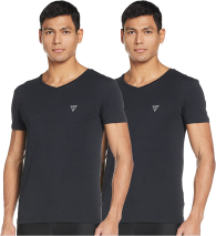 Набор мужских футболок GUESS с логотипом 1159782332 (Черный, XL)