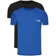 Мужской набор футболок Emporio Armani с логотипом 1159782914 (Черный/Синий, S)
