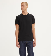 Набор фирменных мужских футболок Levi's 1159781998 (Черный, XS)