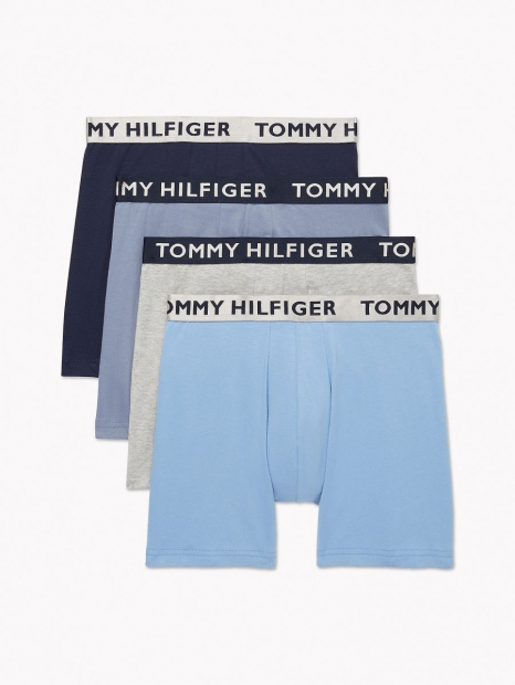 Набор трусы-боксеры Tommy Hilfiger брифы 1159762688 (Голубой/Серый/Синий, M)