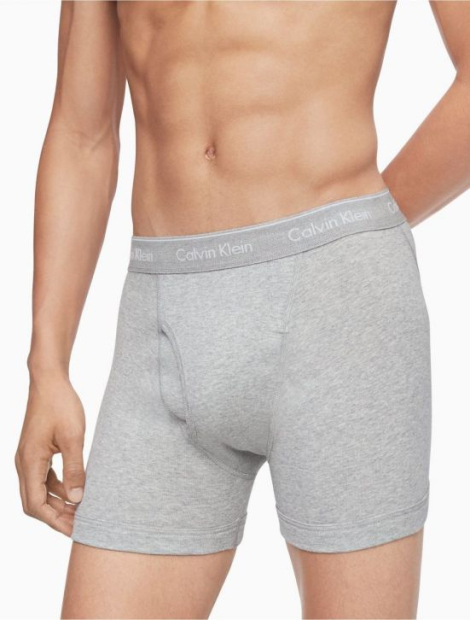 Мужские фирменные трусы Calvin Klein боксеры набор 1159769264 (Серый, S)