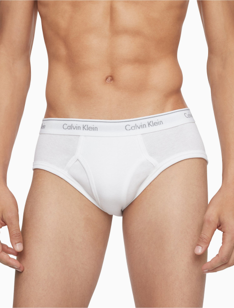 Фирменные мужские трусы брифы Calvin Klein 1159769308 (Белый, 3XL)