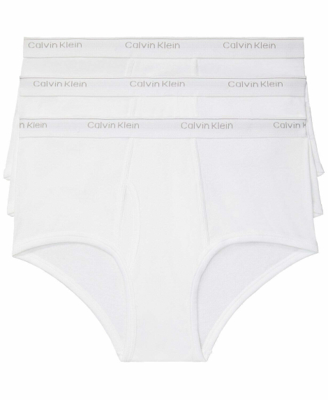 Фирменные мужские трусы брифы Calvin Klein 1159769308 (Белый, 3XL)