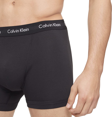 Набор мужских хлопковых трусов Calvin Klein 1159769461 (Белый/Серый/Черный, XXL)