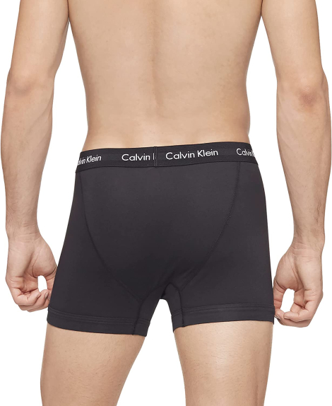 Набор мужских хлопковых трусов Calvin Klein 1159769460 (Белый/Серый/Черный, XL)