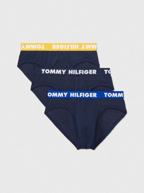 Фирменные мужские трусы брифы Tommy Hilfiger набор 1159775949 (Синий, L)