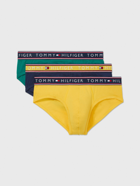 Фирменные мужские трусы брифы Tommy Hilfiger набор 1159776610 (Разные цвета, XL)