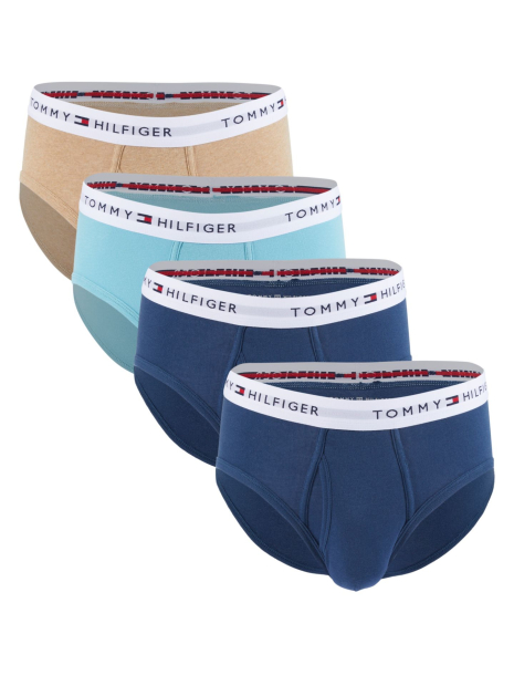 Фирменные мужские трусы брифы Tommy Hilfiger набор 1159778159 (Разные цвета, XL)