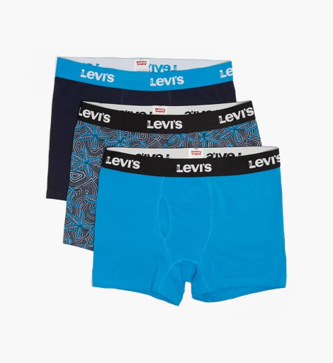 Трусы мужские боксеры Levi's набор 1159778283 (Синий, L)