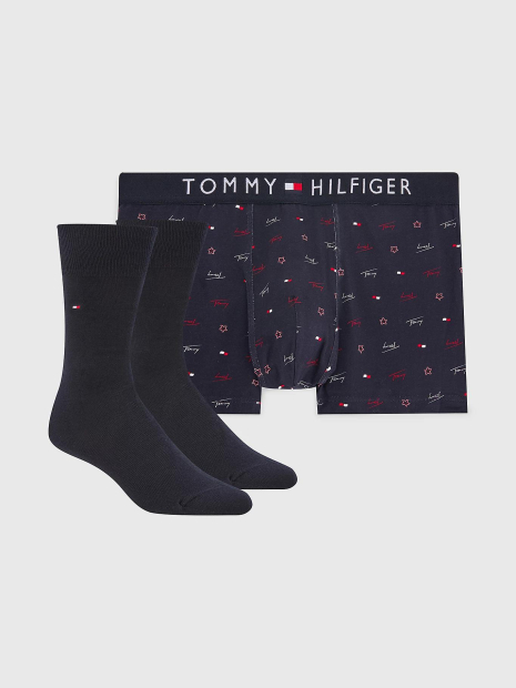 Комплект Tommy Hilfiger трусы и носки 1159782934 (Синий, XL)