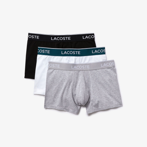 Фирменные мужские трусы боксеры Lacoste набор 1159788729 (Разные цвета, XXL)