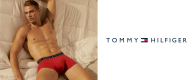 Фирменные мужские трусы боксеры Tommy Hilfiger 1159761521 (Красный/Серый/Синий, M)