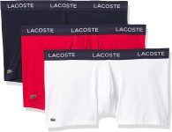 Фирменные мужские трусы боксеры Lacoste набор 1159776534 (Разные цвета, 3XL)