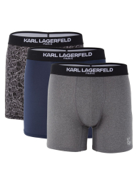 Набір чоловічих трусів Karl Lagerfeld Paris боксери оригінал XL 1159778224 (Сірий, XL)