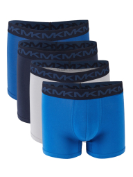 Фирменные мужские трусы боксеры Michael Kors набор 1159779957 (Синий/Серый, M)