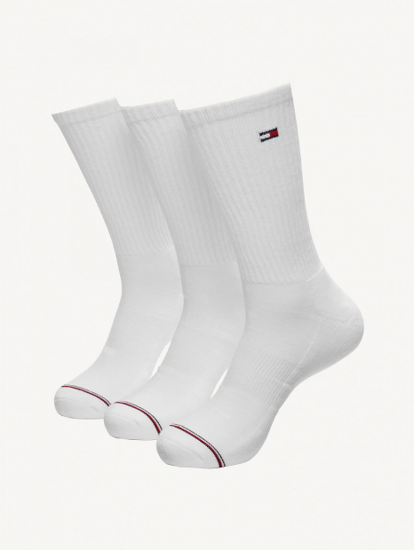 Набор высоких носков Tommy Hilfiger с логотипом 1159767241 (Белый, One Size)