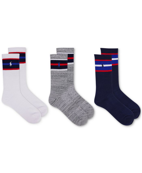 Набор мужских носков Polo Ralph Lauren высокие 1159778801 (Разные цвета, One size)