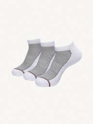 Набор мужских носков Tommy HIlfiger короткие 1159770657 (Белый/Серый, One Size)