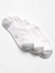 Набор мужских носков GAP короткие 1159770845 (Белый/Серый, One Size)
