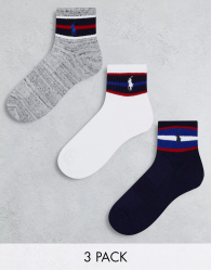 Набор мужских носков Polo Ralph Lauren с логотипом 1159785682 (Разные цвета, One size)