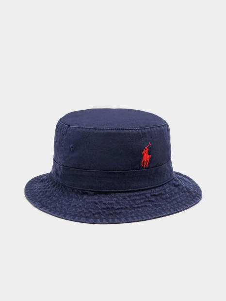 Мужская панама Polo Ralph Lauren с вышитым логотипом 1159776543 (Синий, L/XL)