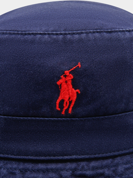 Мужская панама Polo Ralph Lauren с вышитым логотипом 1159776543 (Синий, L/XL)