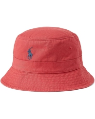 Панама Polo Ralph Lauren с вышитым логотипом 1159793671 (Красный, S/M)