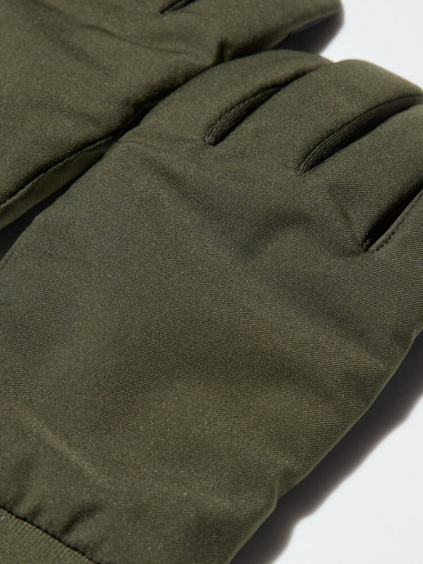 Функциональные перчатки HEATTECH Uniqlo на подкладке из флиса 1159832866 (Зеленый L)