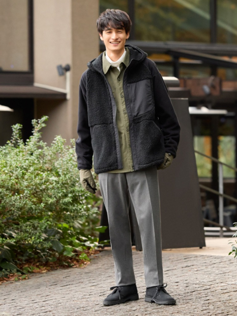 Функциональные перчатки HEATTECH Uniqlo на подкладке из флиса 1159832866 (Зеленый L)