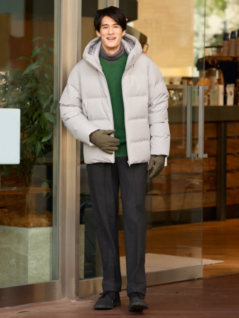 Функциональные перчатки HEATTECH Uniqlo на подкладке из флиса 1159832866 (Зеленый L)