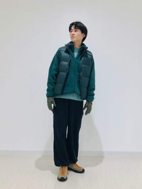 Функциональные перчатки HEATTECH Uniqlo на подкладке из флиса 1159832866 (Зеленый L)