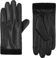 Теплые мужские перчатки Calvin Klein с логотипом 1159783854 (Черный, XL)