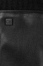 Теплые мужские перчатки Calvin Klein с логотипом 1159783854 (Черный, XL)