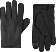 Мужские кожаные перчатки Calvin Klein с логотипом 1159792835 (Черный, XL)