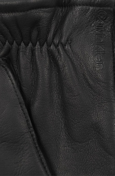 Чоловічі шкіряні рукавички Calvin Klein з логотипом оригінал