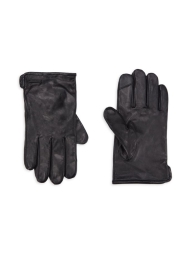 Кожаные мужские перчатки Calvin Klein 1159805653 (Черный, S)