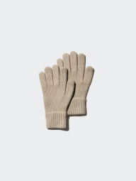 Вязаные перчатки HEATTECH Uniqlo 1159832952 (Бежевый M)