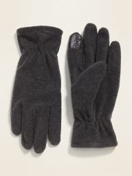 Серые флисовые мужские перчатки Old Navy сенсорные art769109 (размер L/XL)