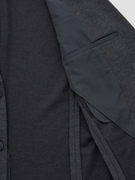 Классический пиджак UNIQLO на пуговицах 1159832809 (Серый L)