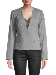 Женский блейзер Karl Lagerfeld Paris пиджак на пуговице 1159780690 (Серый, 14)