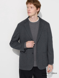 Классический пиджак UNIQLO на пуговицах 1159832809 (Серый L)