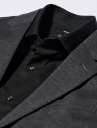 Классический пиджак UNIQLO на пуговицах 1159832809 (Серый L)