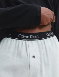 Мужская пижама Calvin Klein кофта и штаны 1159773747 (Черный/Серый, S)